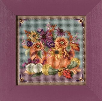 Floral Pumpkin - Mill Hill Kit
