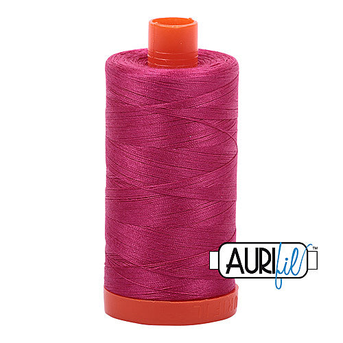 Aurifil Mako 50wt Cotton 1300 m (1422 yd.) spool - 1100 Red Plum