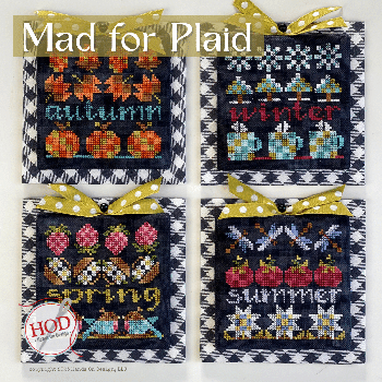 Mad for Plaid Cross Stitch Pattern by Hand On Design