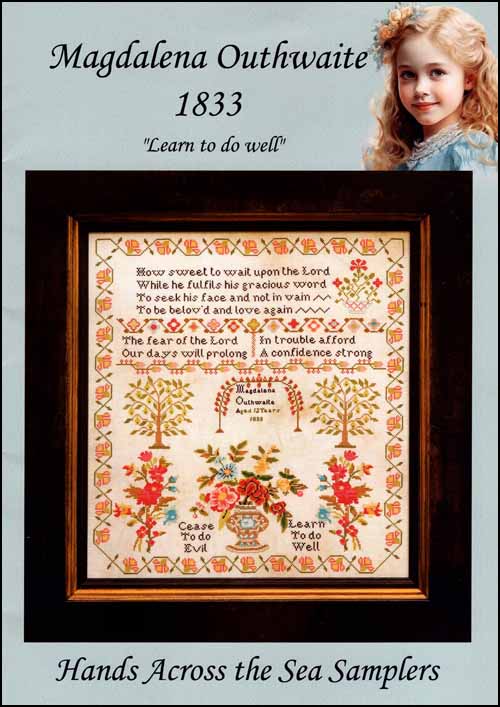 Magdalena Outhwaite 1833 Cross Stitch Pattern by Hands Across the Sea