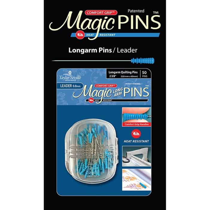 Magic Pins Longarm Leader Pins - 50ct