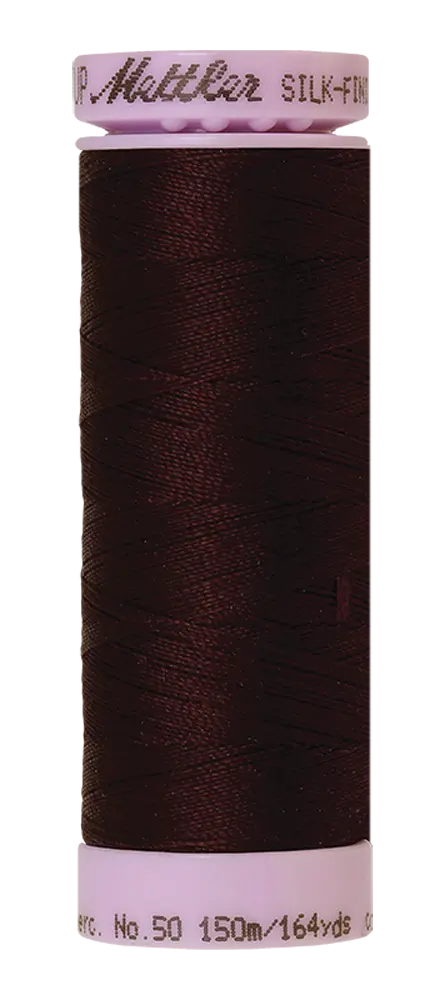 Mettler Cotton Silk Finish 50wt 150m Mahogany