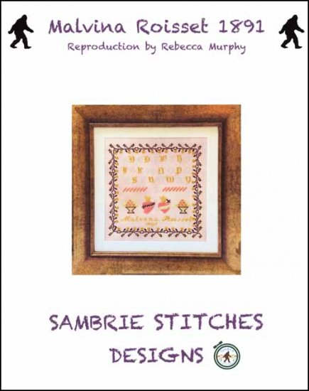 Malvina Roisset 1891 Cross Stitch Pattern by SamBrie Stitches Designs
