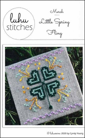 March Little Spring Fling Cross Stitch Pattern by Luhu Stitches