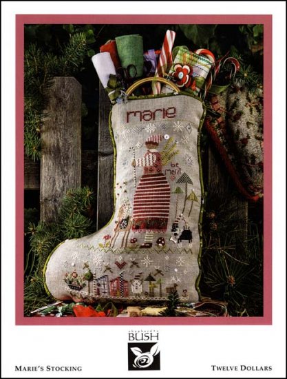 Marie's Stocking Cross Stitch Pattern by Shepherd's Bush Printworks