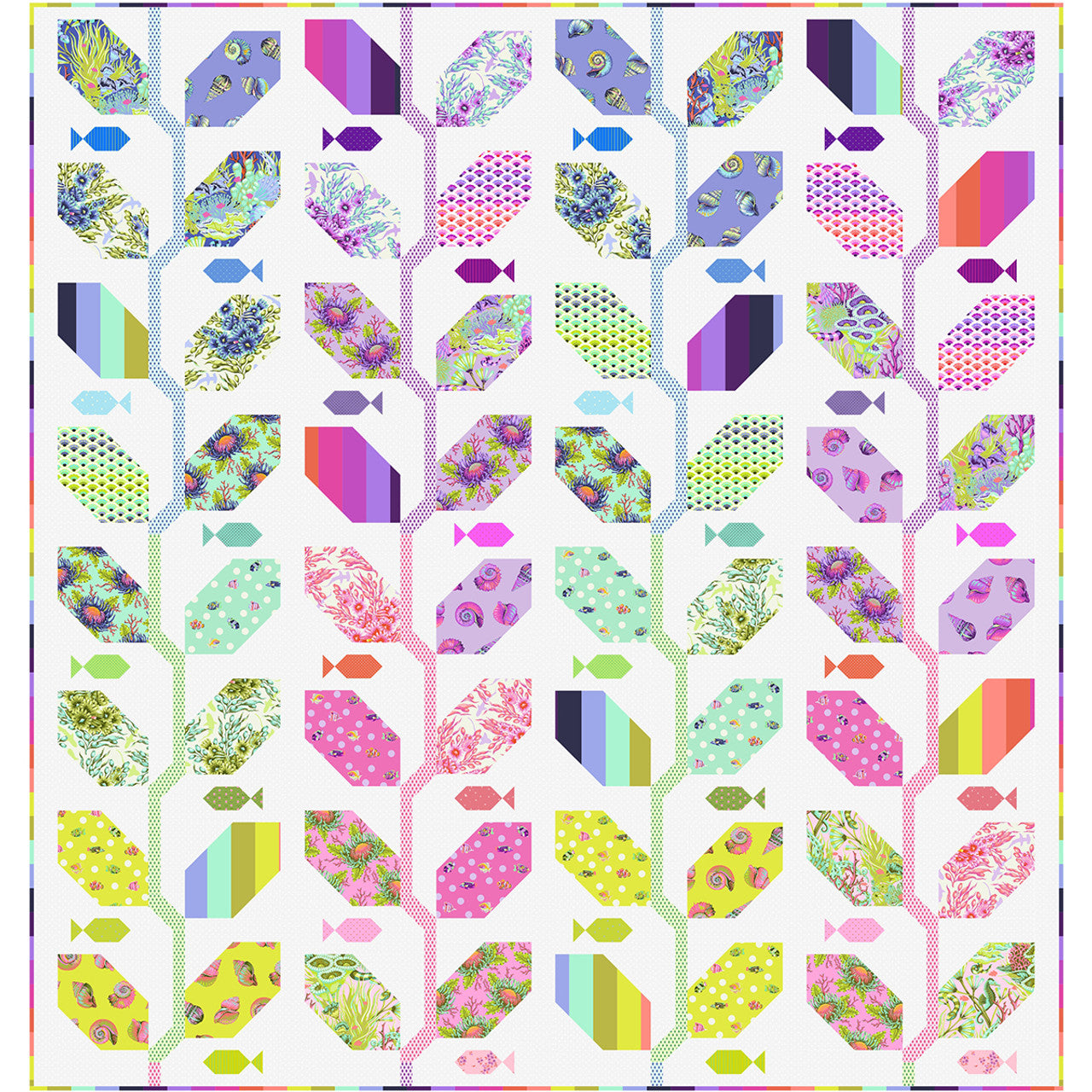 Tula Pink - Marine Meadow Kit || Floral Reef