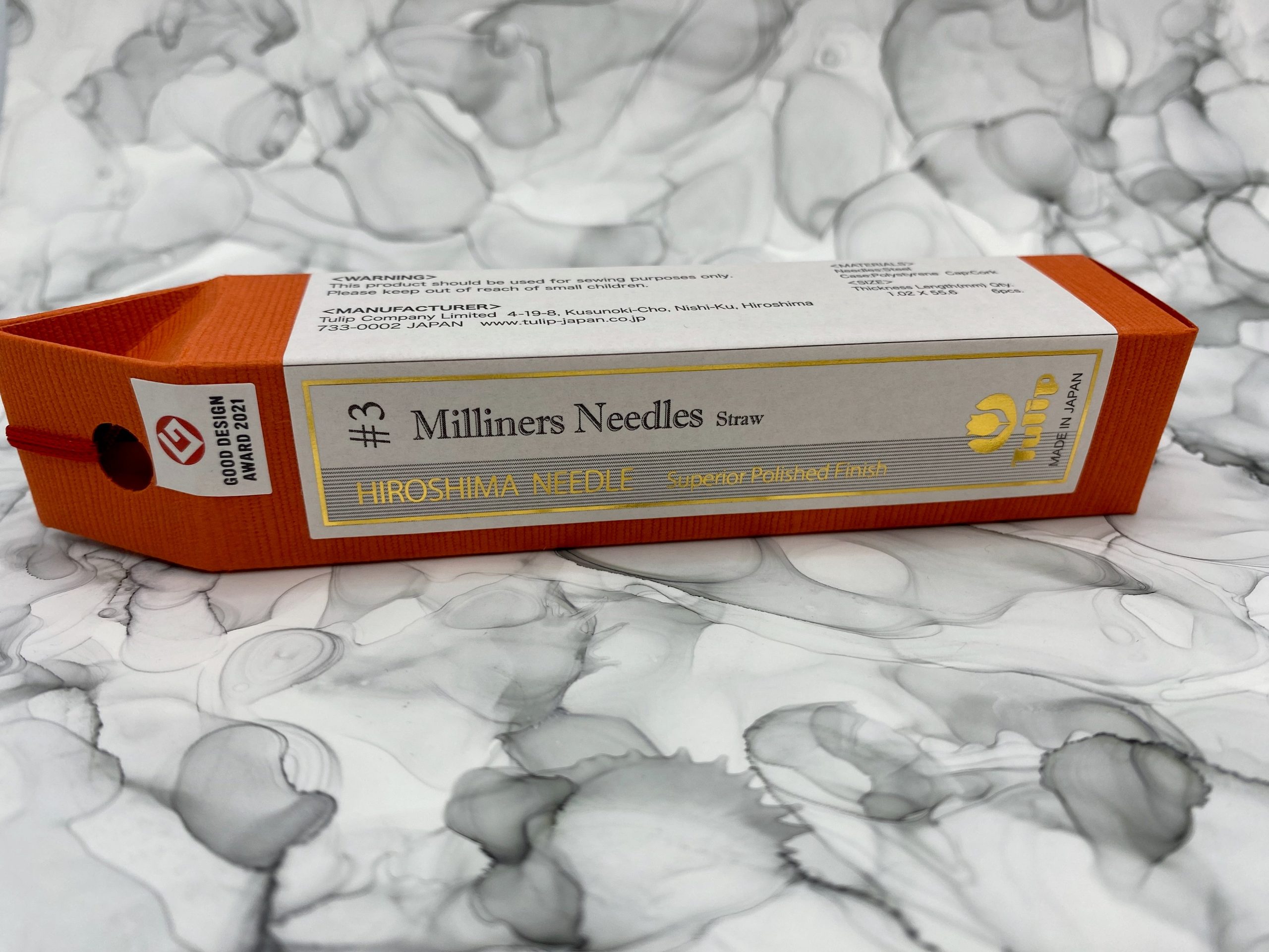 Tulip Milliners/Straw Needles, Size 3
