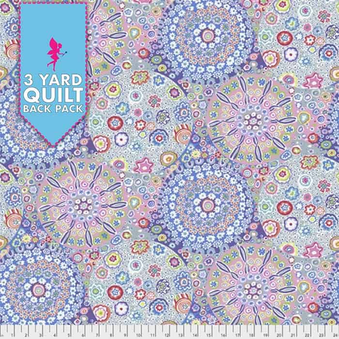 Millefiore Pastel 108" 3 Yard Quilt Fabric Back Pack