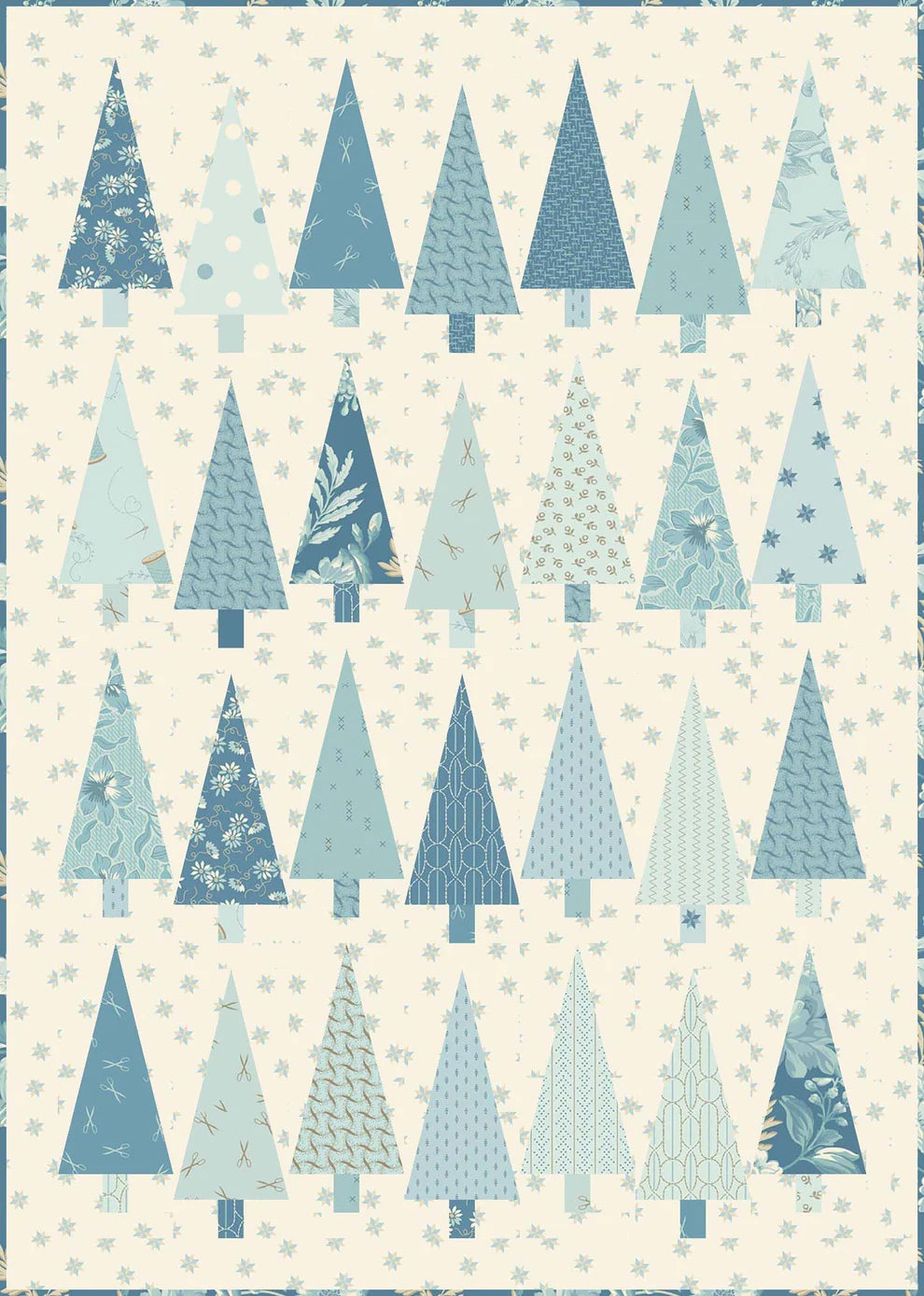 Mini Pinehurst Quilt Pattern by Laundry Basket Quilts