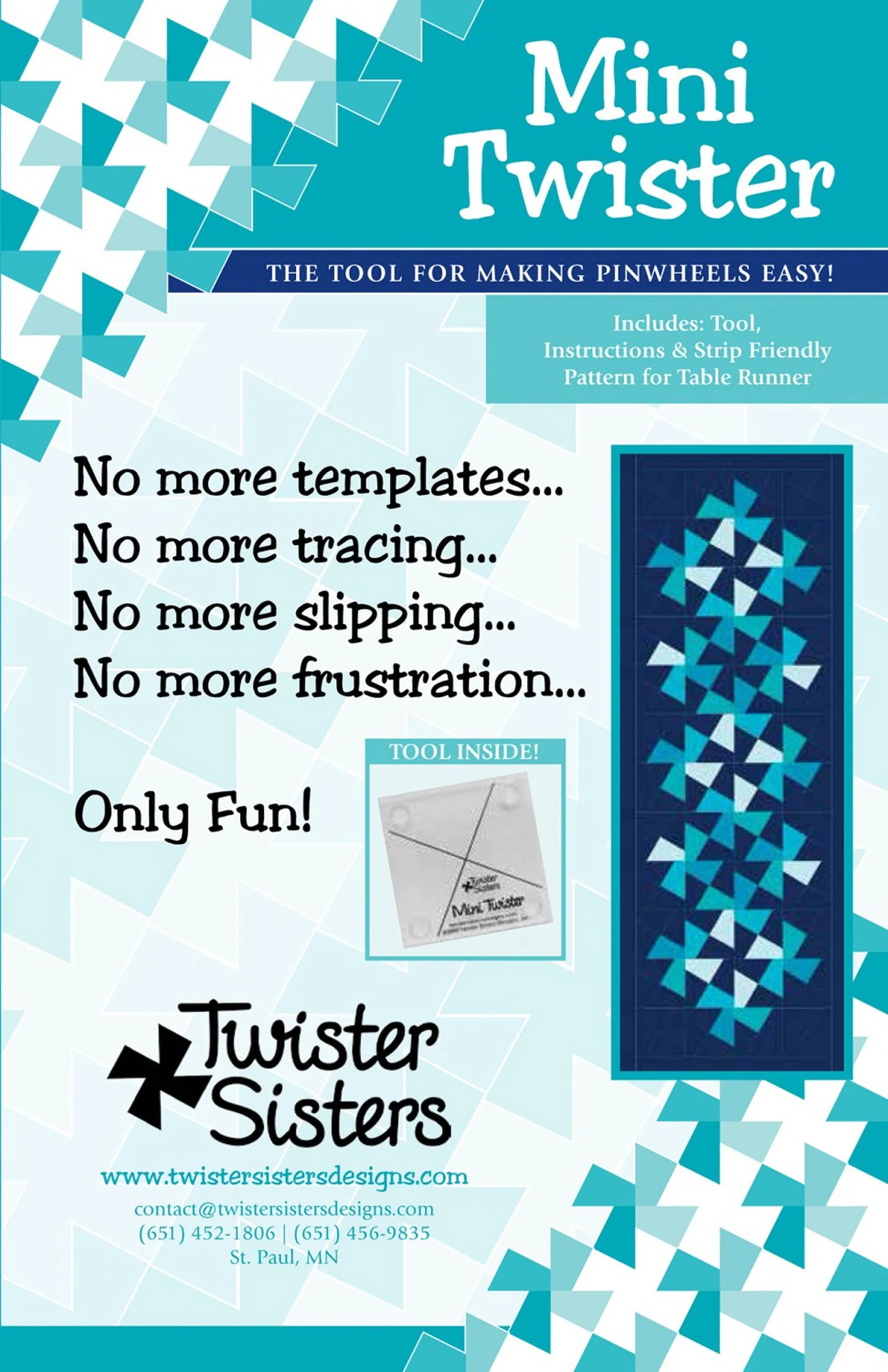 Twister- Mini- The Tool for Making Pinwheels Easy!