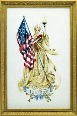 LADY OF THE FLAG by Mirabilia Cross Stitch Pattern LIMITED EDITION