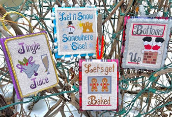 Mixed Up Christmas Cross Stitch Pattern by Pickle Barrel Designs