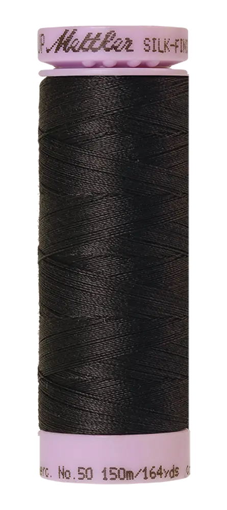 Mettler Cotton Silk Finish 50wt 150m Mole Gray