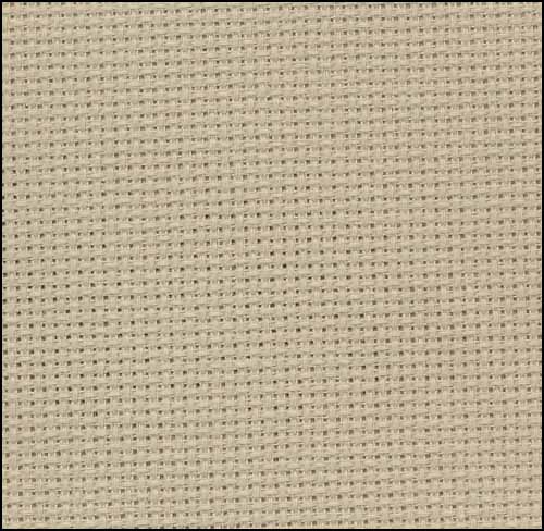 20 Count Mushroom/Sand Aida – Zweigart Cross Stitch Fabric – More Information in Description