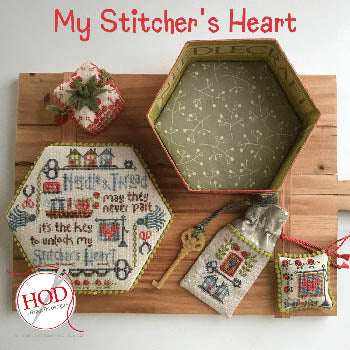 My Stitcher's Heart Cross Stitch Pattern by Hands On Design