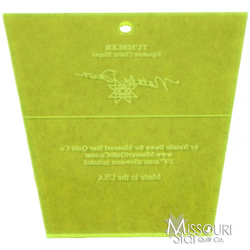 Missouri Star Small Tumbler Template for 5 Inch Charm Squares