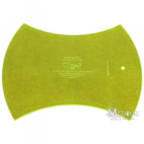 Missouri Star Apple Core Template for 10 Inch Squares