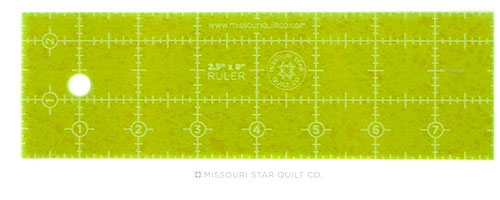 Missouri Star 2.5 Inch X 8 Inch Ruler
