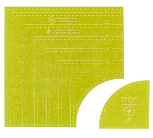 Missouri Star Drunkard's Path Template Set - Small Circle
