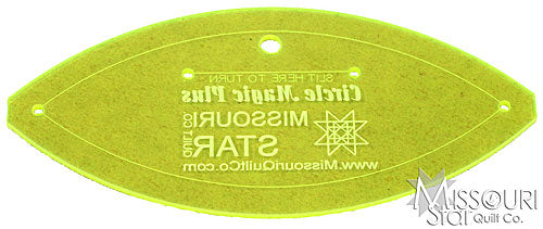 Missouri Star Small Orange Peel Template for 5 Inch Squares