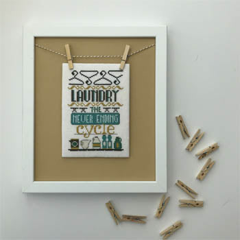 Never Ending Cycle: Laundry Company Series Part 1 Cross Stitch Pattern by Hands On Design