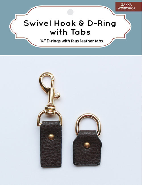 Swivel Hook and D ring with tabs