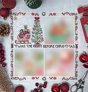 The Night Before Christmas Part 1 Cross Stitch Pattern by Tiny Modernist