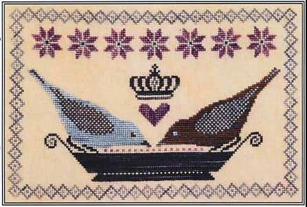 Noble Birdseed Banquet Cross Stitch Pattern by Artful Offerings