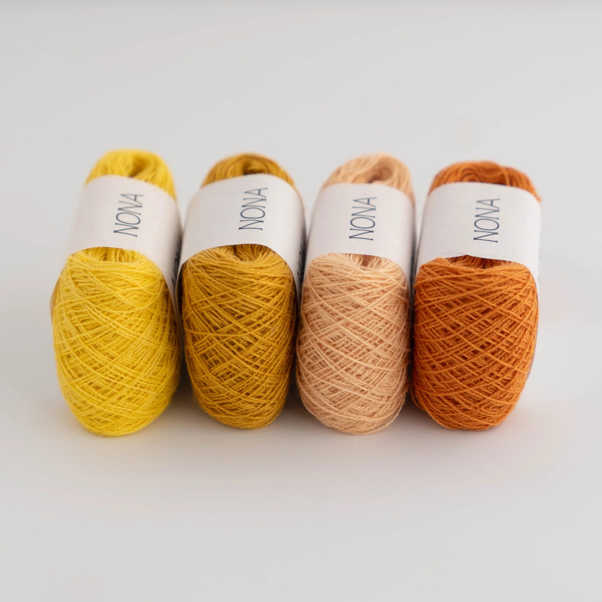 Nona Naturally Dyed Thread Bundle - "Sunny" Colorway