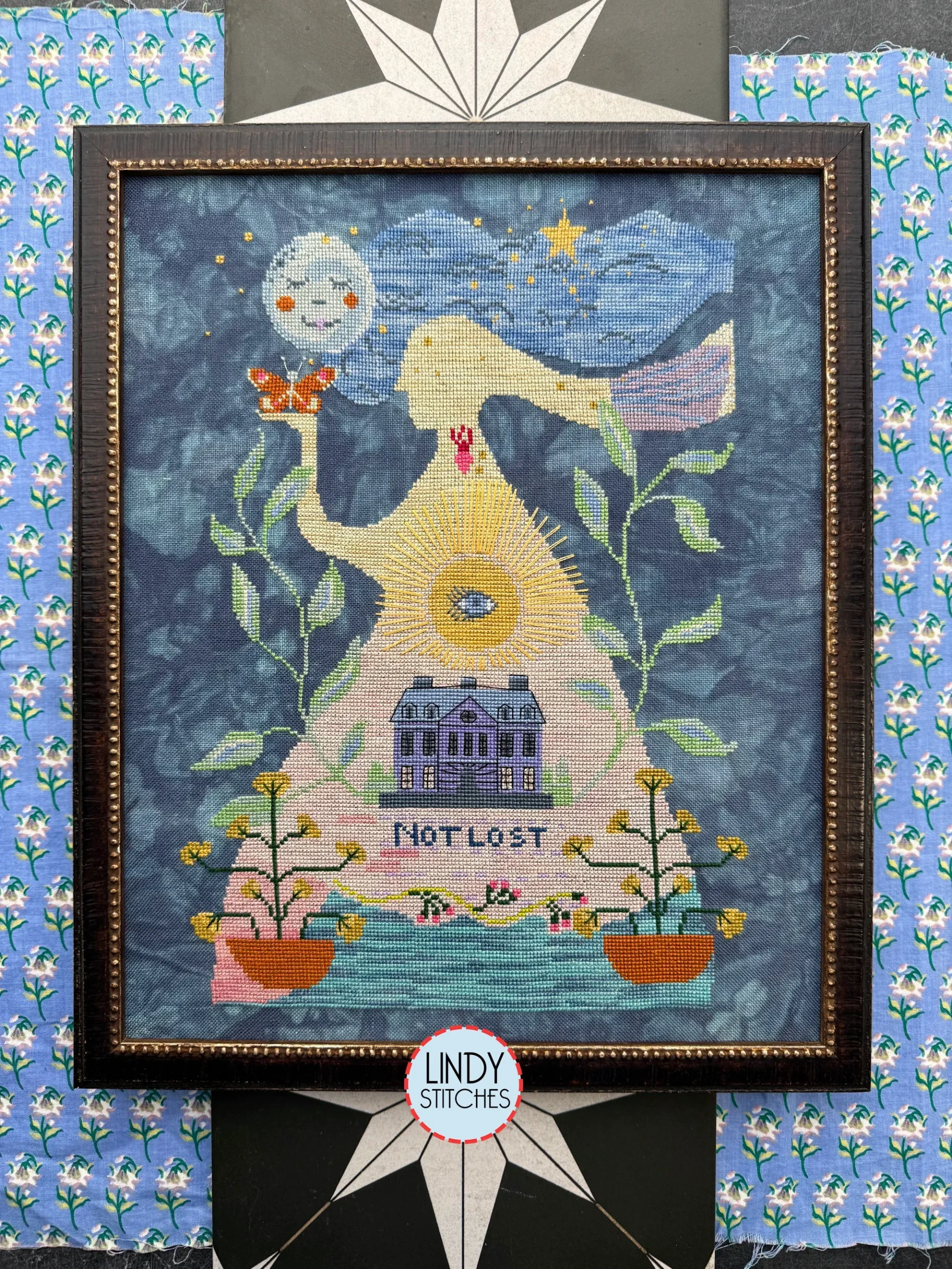 Lindy Stitches NOT LOST Cross Stitch Pattern