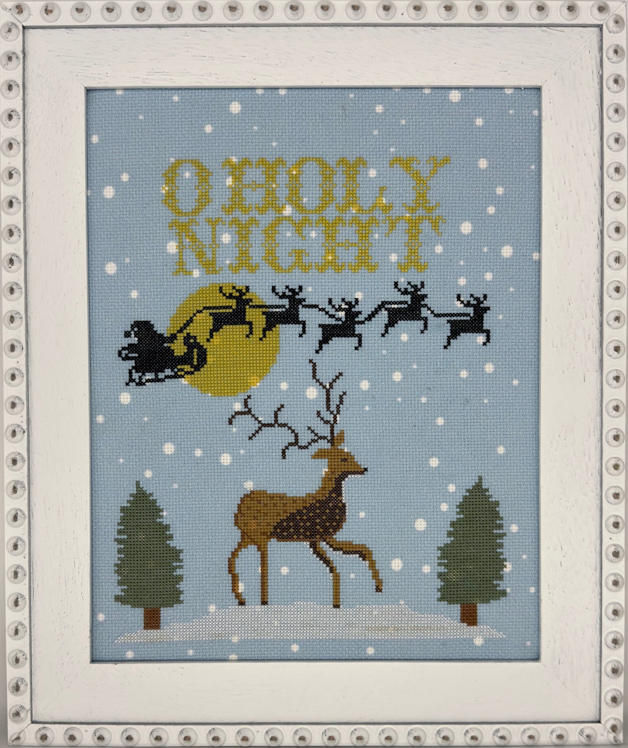 O Holy Night Cross Stitch Pattern by SamBrie Stitches Designs