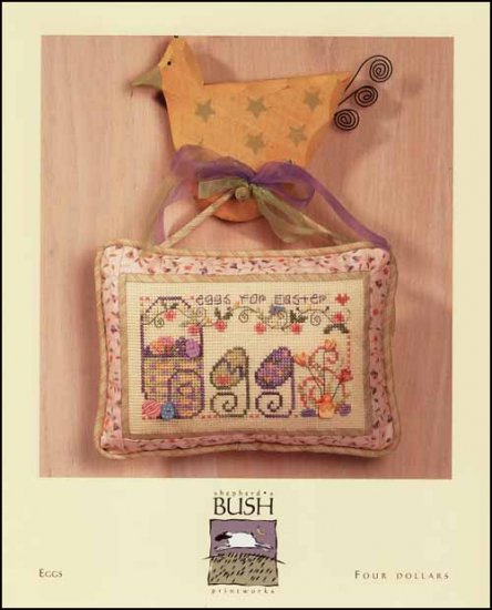 Occasional Musings: Eggs Cross Stitch Pattern by Shepherd's Bush Printworks