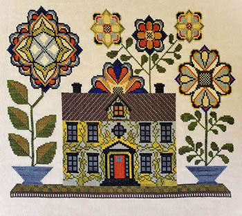 October Blooms Cross Stitch Pattern by The Artsy Housewife