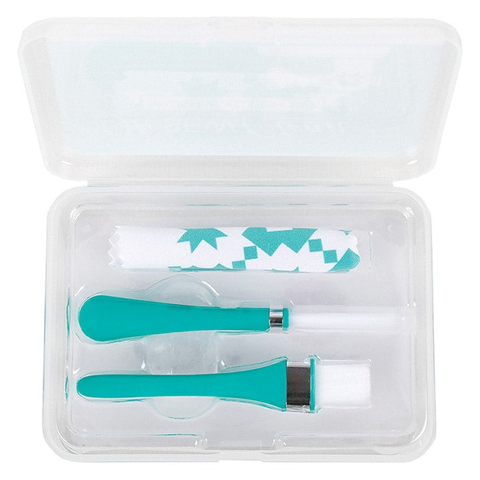 Oh Sew Clean Brush and Cloth Set - Mint Green