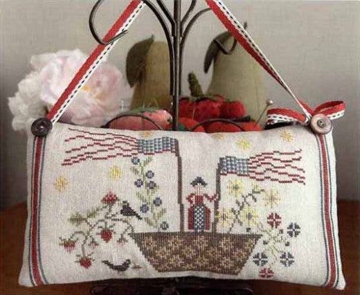 Oh Faithful Flags Cross Stitch Pattern by Running With Needles & Scissors