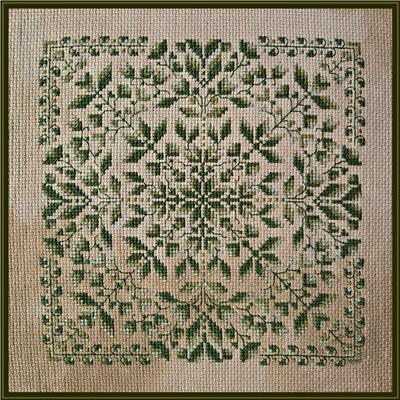 Ombre in Green Cross Stitch Pattern by CM Designs