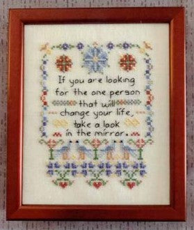 One Person Cross Stitch Pattern by Rosewood Manor