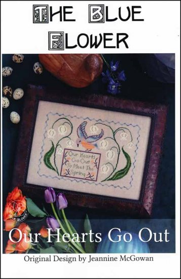 Our Hearts Go Out Cross Stitch Pattern by The Blue Flower