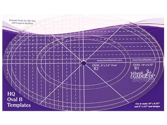 HQ Oval Templates Size B