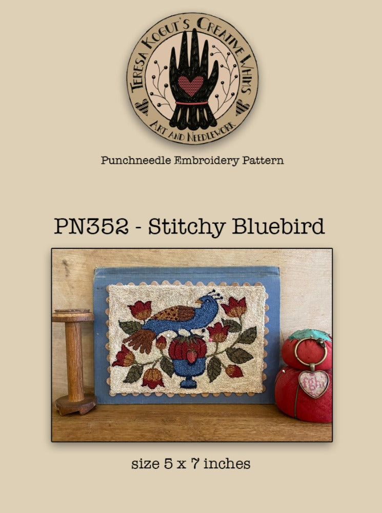 Stitchy Bluebird by Teresa Kogut's Creative Whims
