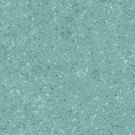 Paint Pop Turquoise Speckled Fabric Yardage