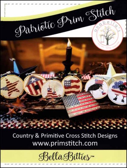 Patriotic Prim Stitch Cross Stitch Pattern by Anabella's