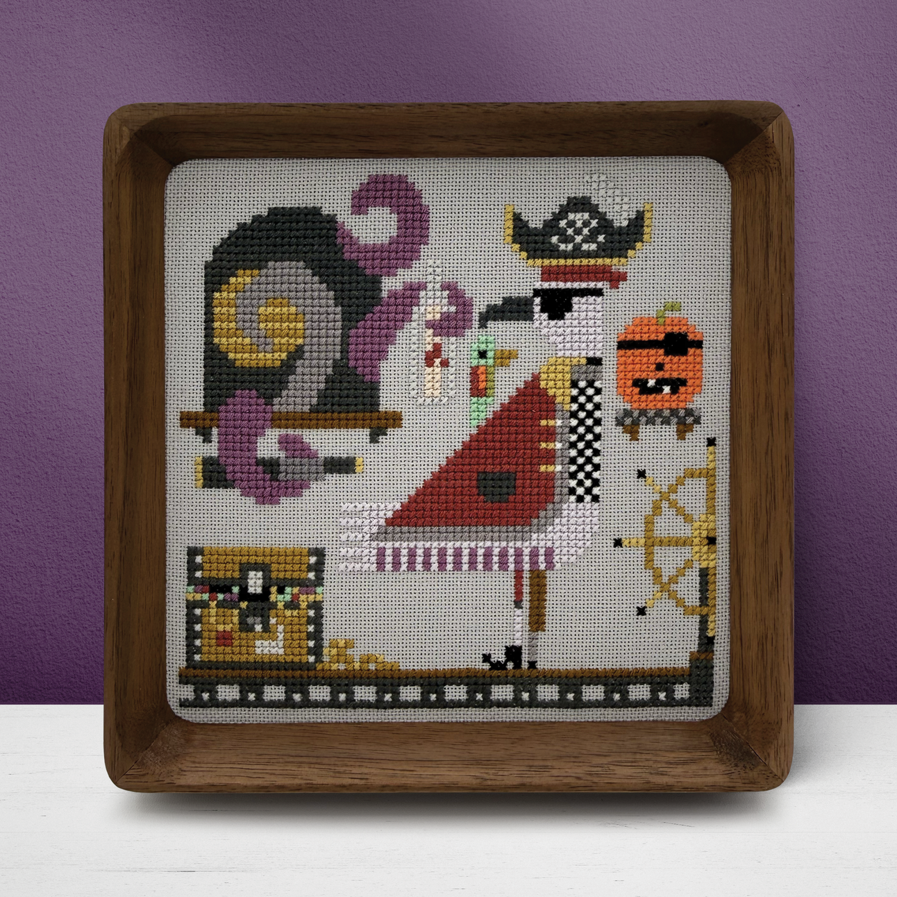 Boomerang Stitches PERCY Trick or Tweet Cross Stitch Pattern Nashville Market