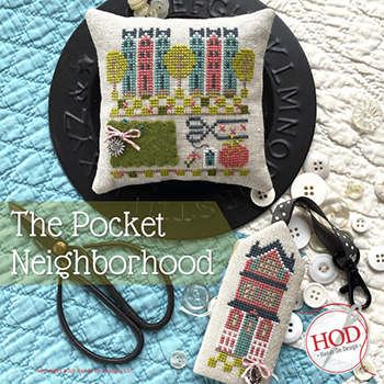 The Pocket Neighborhood Cross Stitch Pattern by Hands On Design