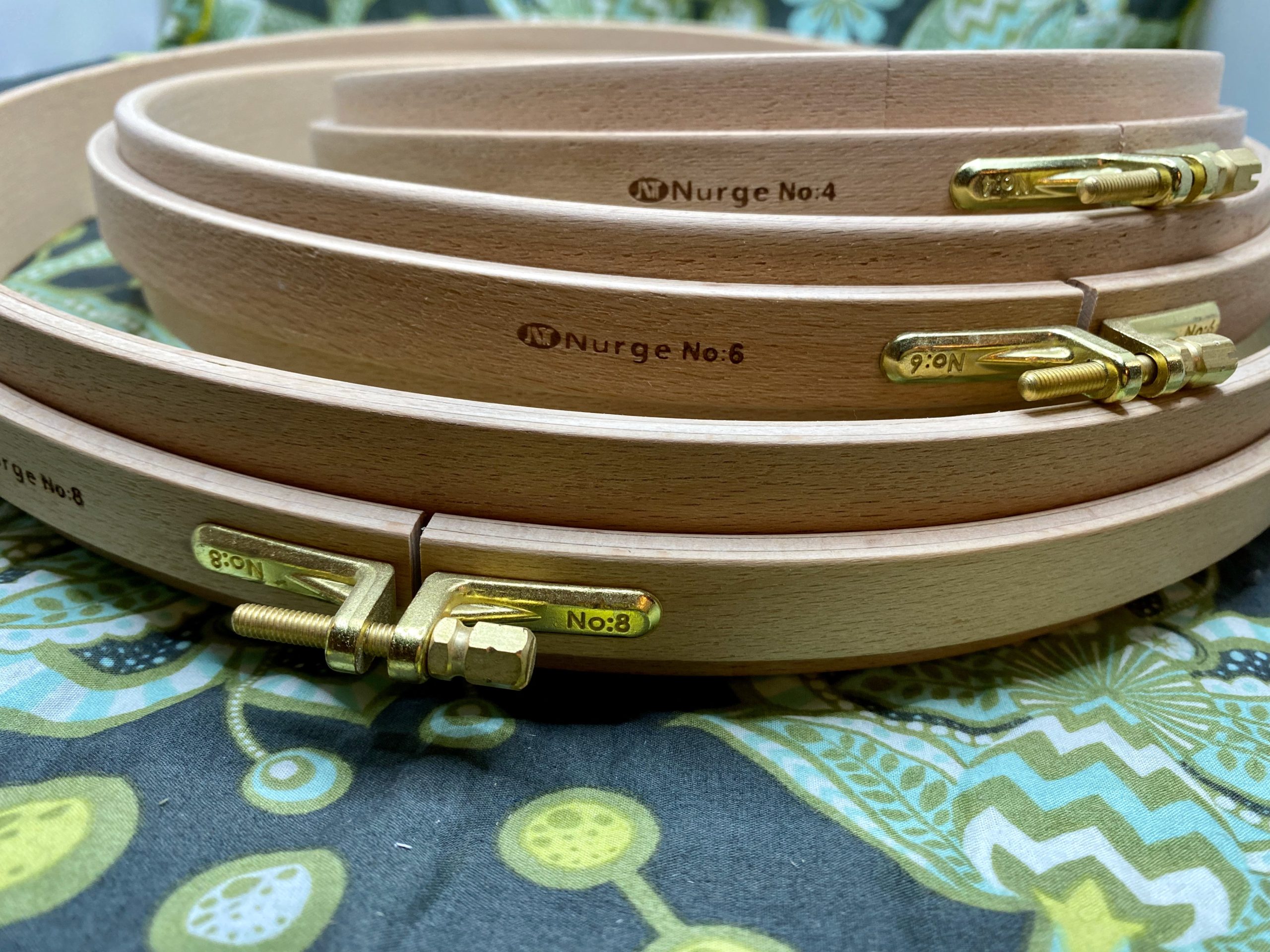 Nurge Punch Embroidery Hoops - 3 sizes