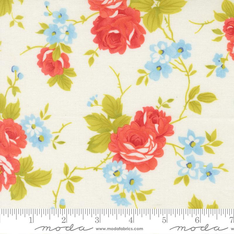 Rosie - Whipped Cream Floral 535420-11 - Quilting Fabric