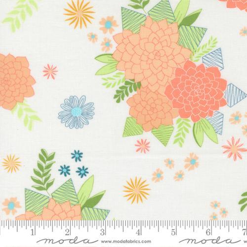 Honeyed Horizon - Bursting Blooms Cloud 547010-11 - Quilting Fabric