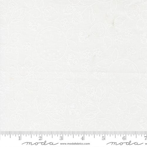 Fruit Salad - Novelty Toile Off White on White 529241-11 - Quilting Fabric