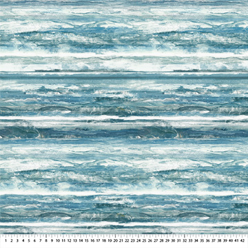 Smooth Sailing - Stripe Dk Blue Multi DP28907-46 - Quilting Fabric