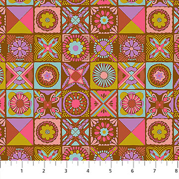 Rhapsody - Cottage Kitchen Rust AMT168-37C - Quilting Fabric